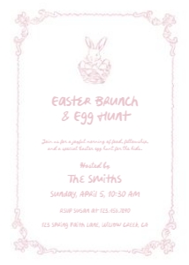 0805 pink bunny easter egg hunt design preview
