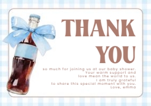 2039 thank you card: 2039 blue bundle