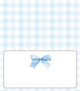 2039 Folded food menu card: 2039 blue bundle