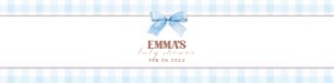 2039 baby shower Water bottle: 2039 blue bundle