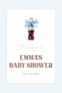 2039  Welcome sign 24x36: 2039 blue bundle