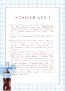 2039 baby shower game answer key: 2039 blue bundle