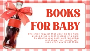 2039 red Books for baby: She Is Ready to Pop Baby Shower Invite Red Gingham Bow Mini Set T