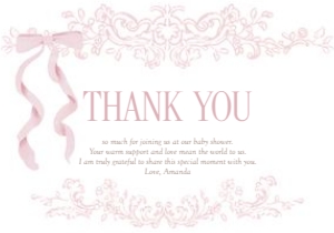 2040 pink thank you card: 2040 bundle