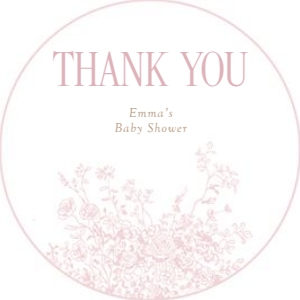 2040 pink round and square favor tag: 2040 bundle