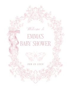 2040 pink Welcome sign 16x20: 2040 bundle