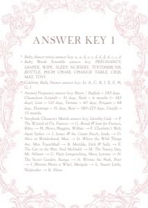 2040 pink baby shower game answer key: 2040 bundle