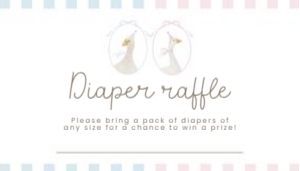 2011 baby raffle: Celebrate your little "silly goose" with this soft pastel pink an