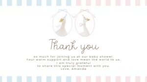 2011 gift box label: Celebrate your little "silly goose" with this soft pastel pink an