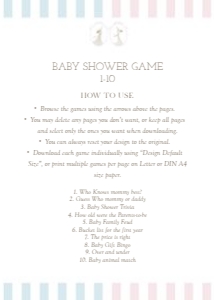 2011 baby shower game 1: Celebrate your little "silly goose" with this soft pastel pink an