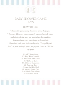 2011 baby shower game 2: Celebrate your little "silly goose" with this soft pastel pink an