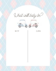 0204 gender reveal voting sign 8x10: 0204 bundle