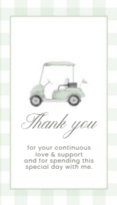 2041 sage green golf rectangle favor tag: 2041 sage green gingham bundle