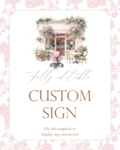 2044 pink custom sign 8x10: 2044 pink bundle