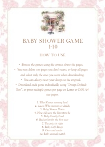 2044 pink baby shower game 1: 2044 pink bundle