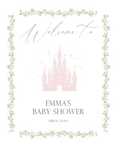 2042 pink Welcome sign 16x20: 2042 bundle