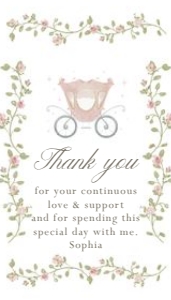 0332 princess favor tag 3.5x2: 0332 bundle