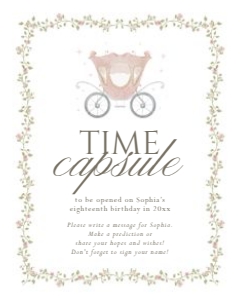 0332 princess time capsule sign 8x10: 0332 bundle