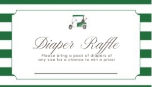 2041 green golf baby raffle: 2041 green new to the club mini set