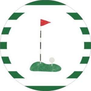 2041 green golf cake topper: 2041 green new to the club bundle