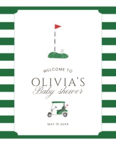 2041 green golf Welcome sign 16x20: 2041 green new to the club bundle