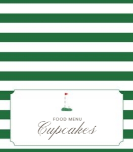 2041 green golf folded food card: 2041 green new to the club bundle