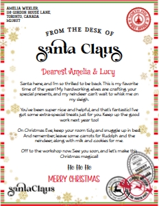 Letter from Santa 9 design preview