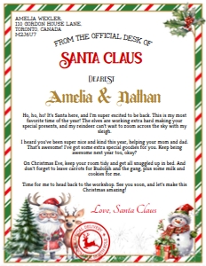 Letter from Santa 12 design preview