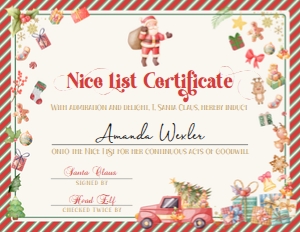 Nice List 8 design preview