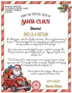 Letter from Santa 11 design preview