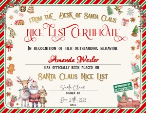 Nice List 2 design preview