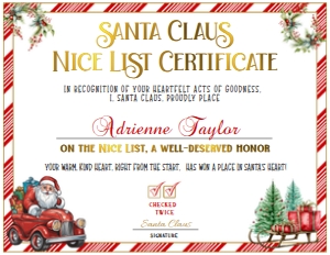 Nice List 11 design preview