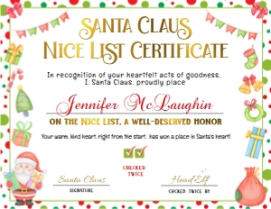Nice List 14 design preview