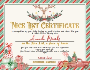 Nice List 7 design preview