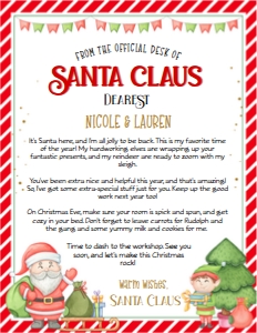 Letter from Santa 13 design preview