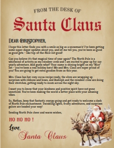 Santa Letter 15: Letter from Santa 15