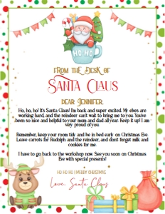 Letter from Santa 14 design preview