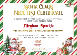 Nice List 12 design preview