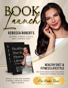 Author Book Launch: Modern Black, Beige & Gold Flyer design preview