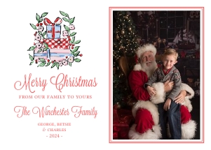 Christmas Photo Card 2023 - Present Nutcracker: Christmas Photo Card 2024 - Present Nutcracker