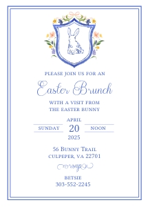 Easter Brunch Invitation design preview