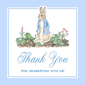 Peter Rabbit Boy - Gift Tag 3x3: Peter Rabbit Boy - Gift Tag 3x3