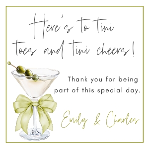 A Tini One Gift Tag 3x3 design preview