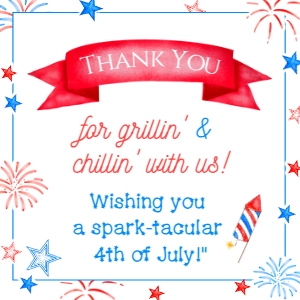 Red White and BBQ Gift Tag: Red White and BBQ Gift Tag 3x3"