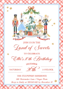 Nutcracker Christmas Invite 2025 - 5x7": Nutcracker Christmas Invite 2025 - 5x7"