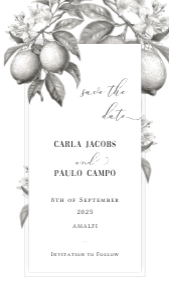 Lemon Grove - Wedding Save the Date - E-Card: OLD - Lemon Grove - Wedding Save the Date