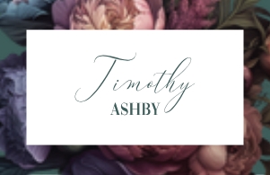 Baroque Peony - Place Card - Flat 5.5 x 8.5 cm: Baroque Peony - Wedding Place Card