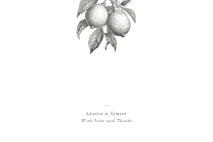 La Scorza - Thank You Card - Flat design preview