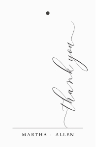 Essence - Off-White - Favor Tag - 5.5 x 8.5 cm: Essence - White - Favor Gift Tag