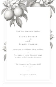 La Scorza - VistaPrint "5x7" Wedding Invitation - 11.7 x 18.2: La Scorza - 5x7 Wedding Invitation